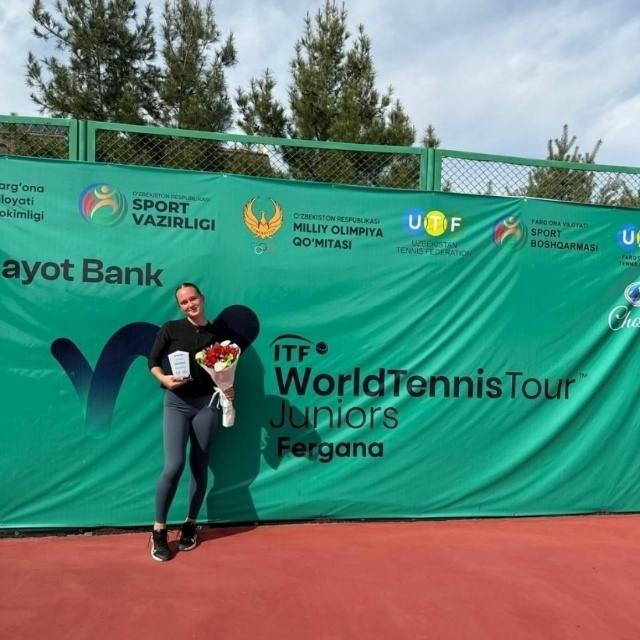 Юлия Мякоткина — новая звезда тенниса! Победа на международном турнире в Узбекистане!