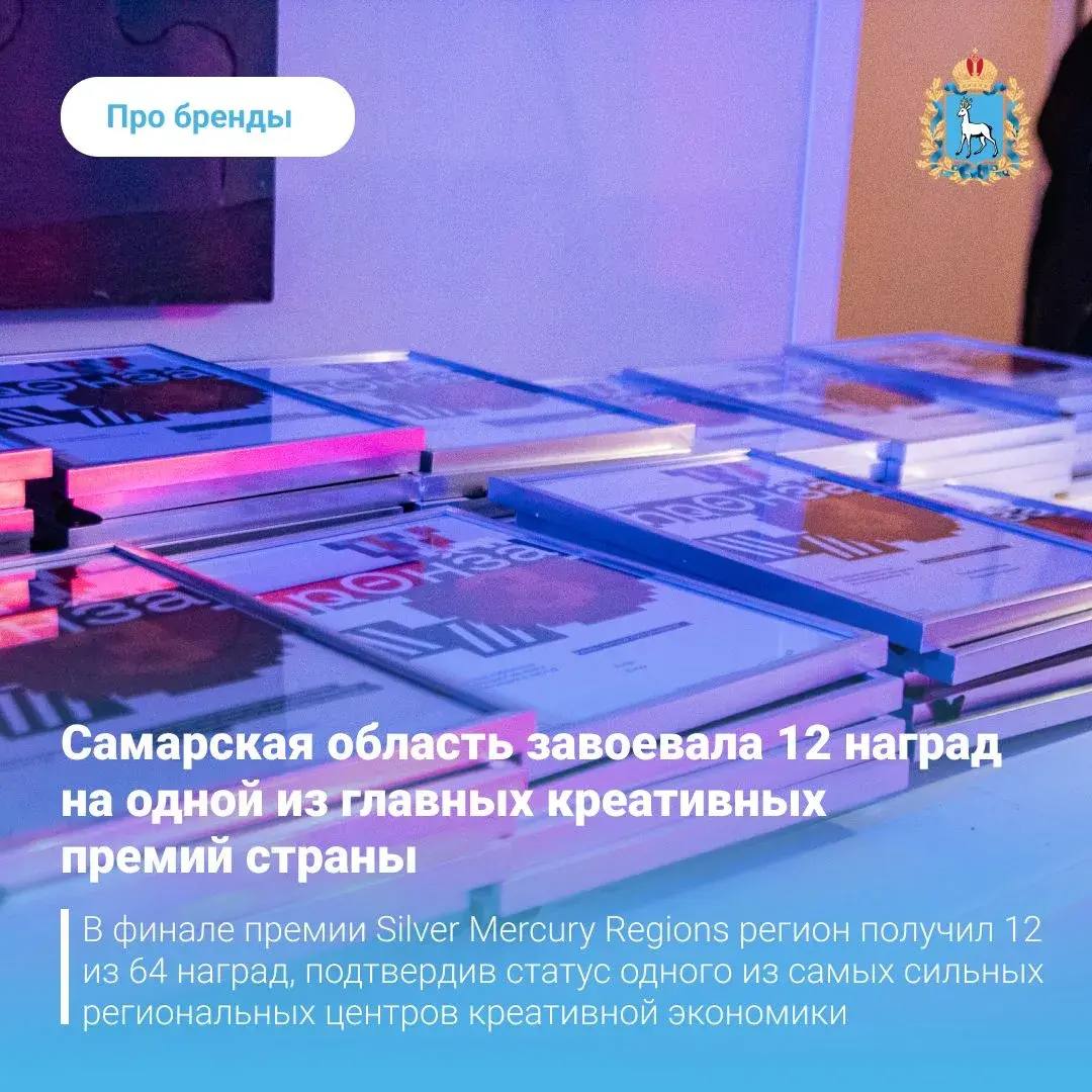 Самарская область завоевала 12 наград на одной из главных креативных премий страны