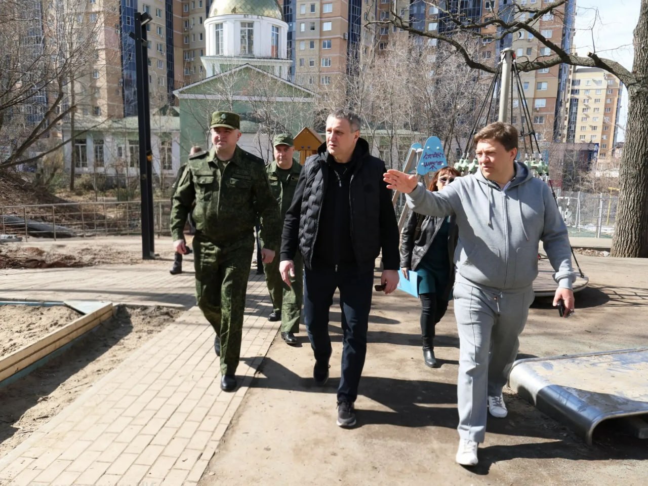 Иван Носков со Следственным комитетом проверил благоустройство общественных пространств Самары