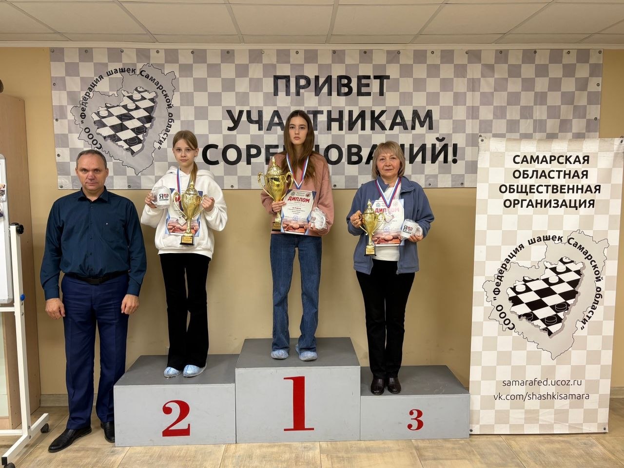 Определились победители чемпионата Самарской области по русским шашкам Определились победители чемпионата Самарской области по русским шашкам