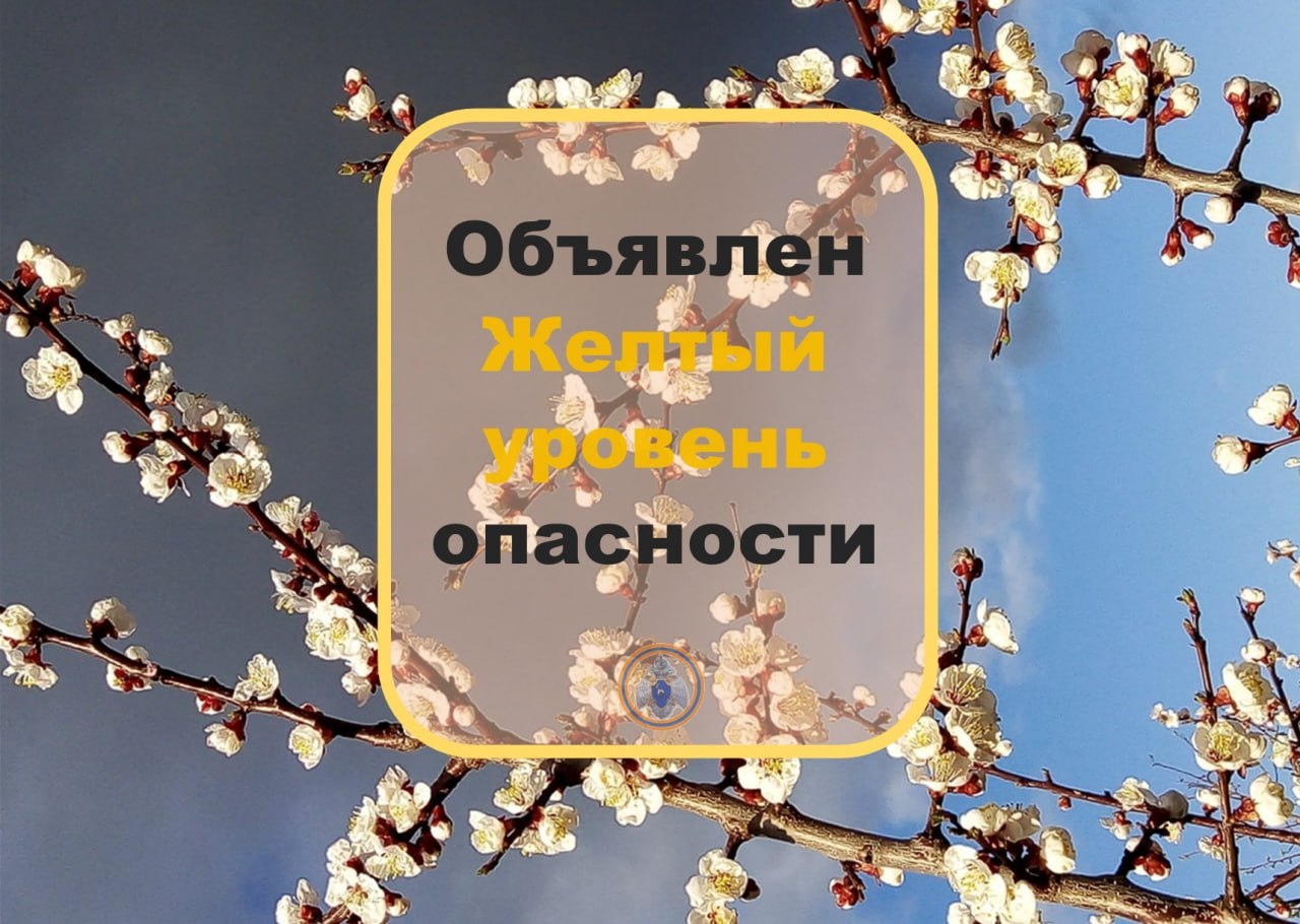 Внимание Гроза. От ФГБУ «Приволжское УГМС» получена консультация: Объявлен желтый уровень опасности