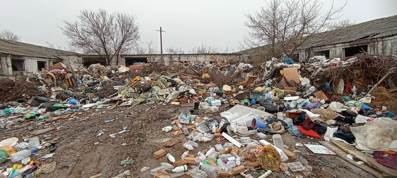 Жители села Черноречье бьют тревогу из-за стихийной свалки