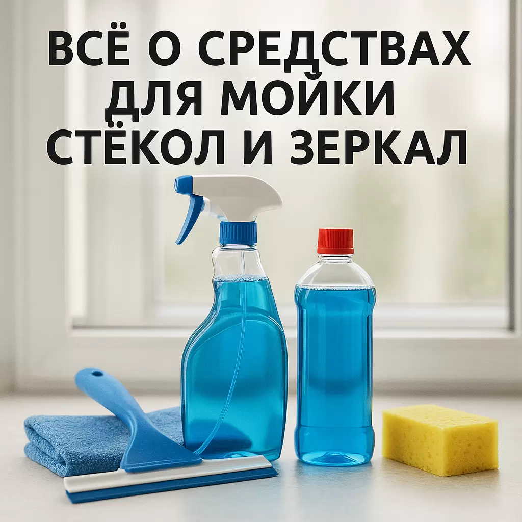 Как выбрать идеальные средства для идеальной чистоты стекол и зеркал