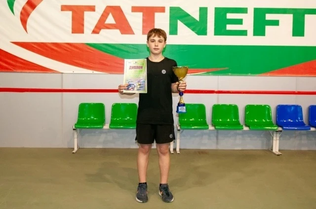 Блеснул на теннисном корте! Тольяттинец поднялся на пьедестал в Республике Татарстан