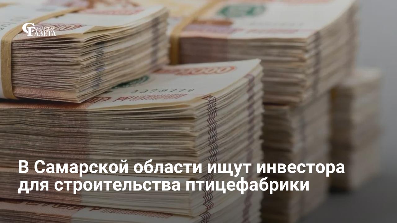 Корпорация развития Самарской области ищет инвестора для строительства крупной птицефабрики в Кинель-Черкасском и Сергиевском районах