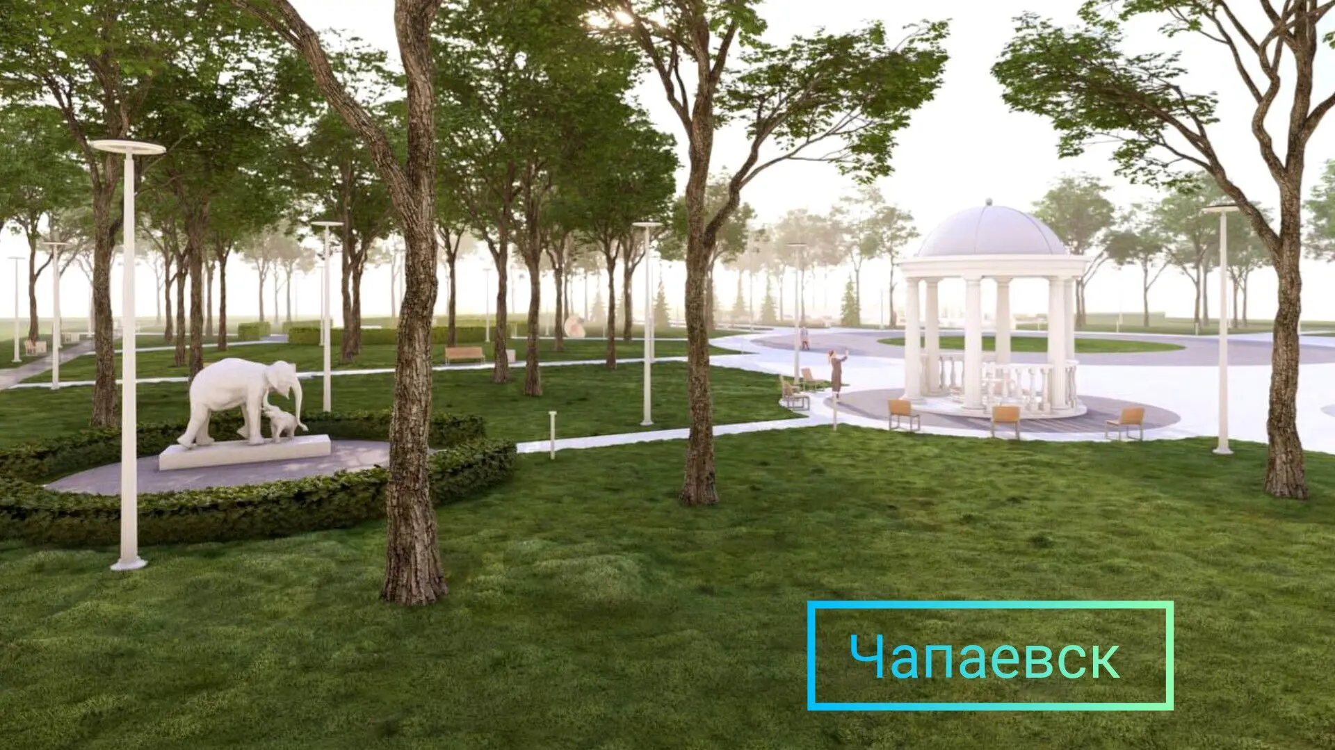 В Чапаевске приступили к благоустройству сквера у Дворца культуры имени Горького В Чапаевске приступили к благоустройству сквера у Дворца культуры имени Горького