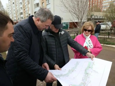 Ход капремонта на улице Дачной в Самаре проверил глава города Иван Носков