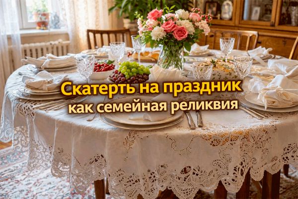 Скатерть на праздник: символ торжественности в каждом доме