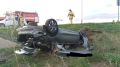 На трассе в Самарской области автомобиль вылетел в кювет