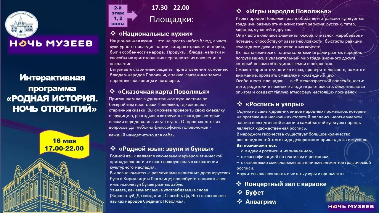 «Ночь музеев» в Сызрани. «Ночь музеев» в Сызрани.