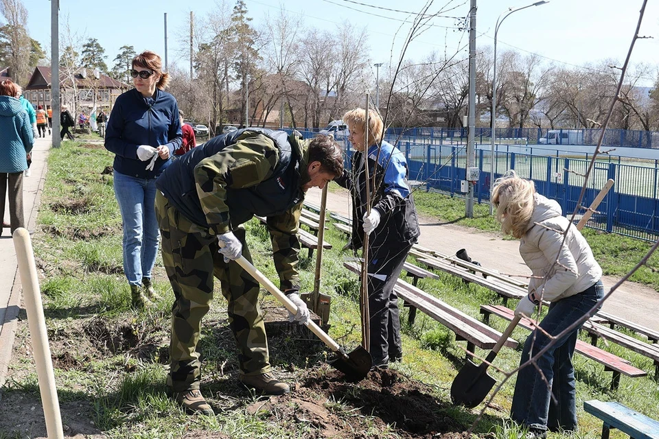 Тольяттинские химики благоустраивают родной город Тольяттинские химики благоустраивают родной город