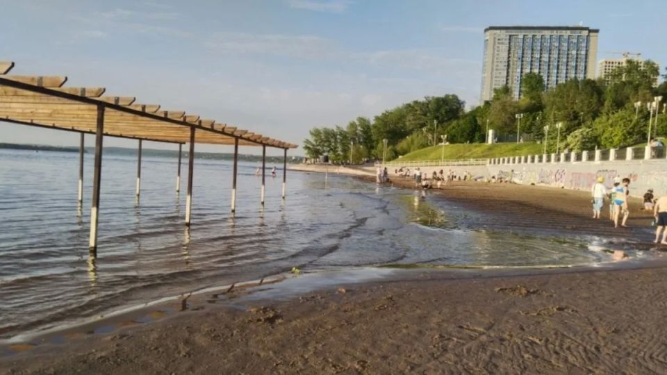 В Самарской области вода в Волге прогрелась до +17 градусов