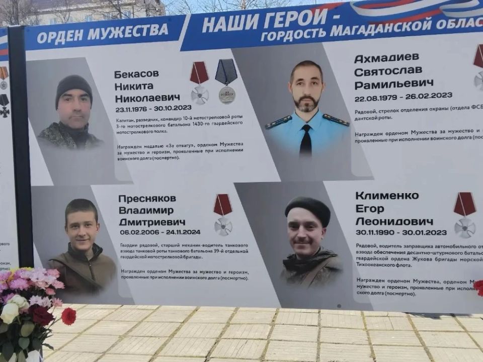 Галерея памяти Героев СВО пополнилась 16 новыми портретами в Магадане Галерея памяти Героев СВО пополнилась 16 новыми портретами в Магадане