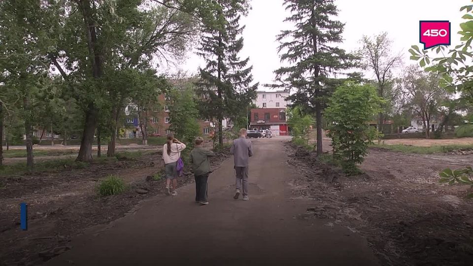 В парке им. Горького Чапаевска стартовали работы по благоустройству