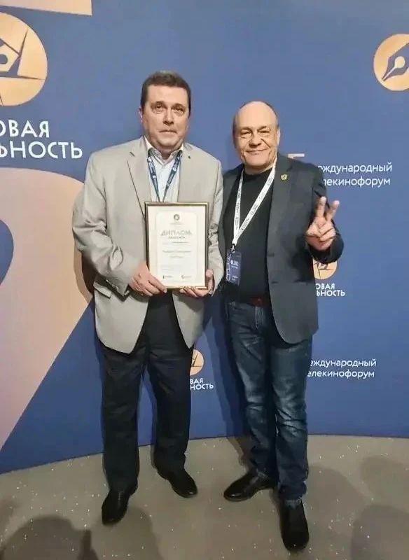 Знай наших! Оператор телеканала ТОЛЬЯТТИ 24 Андрей Костомаха – лауреат V международного телекинофорума «Новая реальность»!