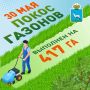 Покос газонов. В Самаре продолжается сезонный покос травы