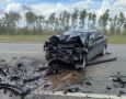 Появились кадры аварии Hyundai и Mitsubishi, где погибло три человека