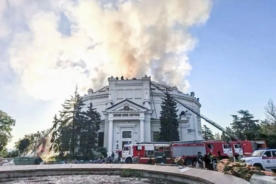 Беспилотник уничтожил уникальную панораму