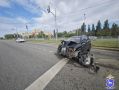 В Самаре 13 июня на Московском шоссе автомобиль врезался в ограждение