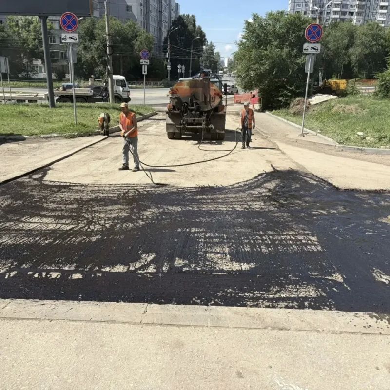 На улице Пензенской ремонтируют дорожное покрытие! На улице Пензенской ремонтируют дорожное покрытие!