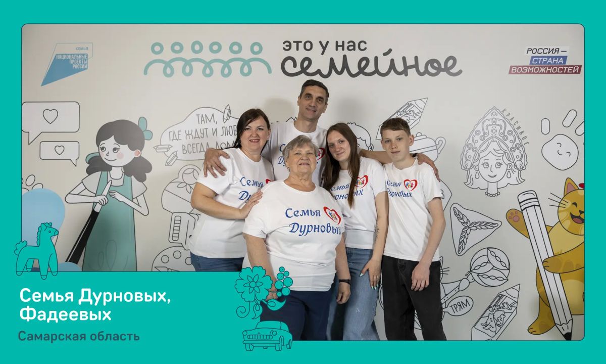 Семь самарских семей примут участие в финале Всероссийского конкурса «Это у нас семейное» Семь самарских семей примут участие в финале Всероссийского конкурса «Это у нас семейное»