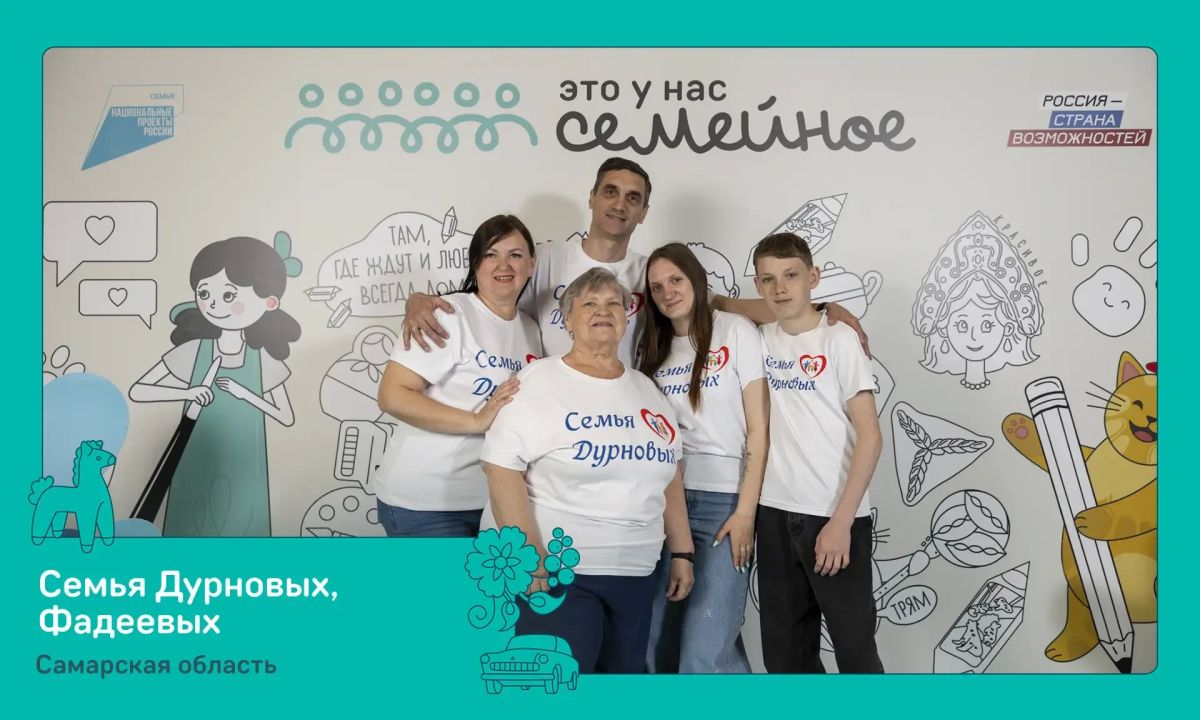Семь самарских семей примут участие в финале Всероссийского конкурса «Это у нас семейное» Семь самарских семей примут участие в финале Всероссийского конкурса «Это у нас семейное»