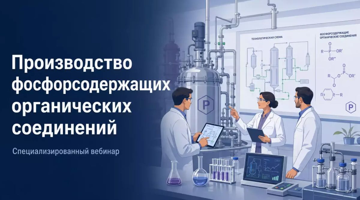 Самарские предприятия могут принять участие в вебинаре, посвященном решению ключевых проблем в производстве фосфорсодержащих соединений