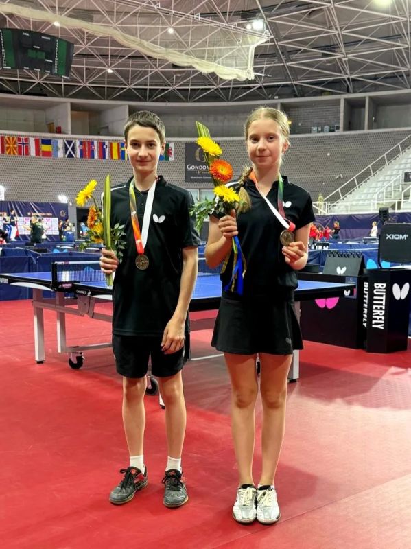 Дарья Харлова стала призером первенства Европы по настольному теннису