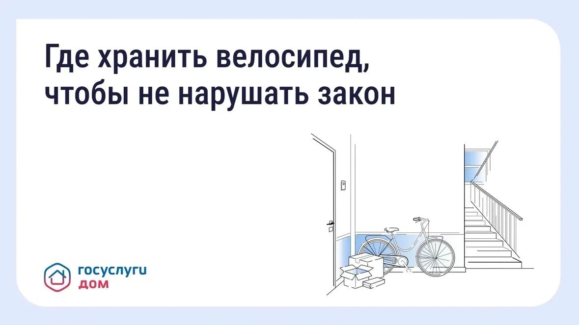 Хранение велосипедов в МКД: что говорит закон