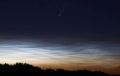 Видимость серебристых облаков в России сохранится в августе