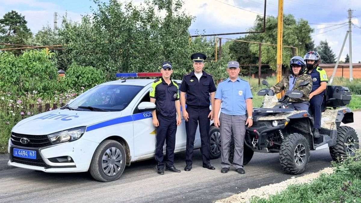 На территории Безенчукского района прошел совместный рейд Госавтоинспекции и Гостехнадзора