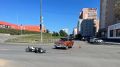 Столкновение поколений: в Самаре дорогу не поделили раритетный Москвич-412 и мотоцикл Stels