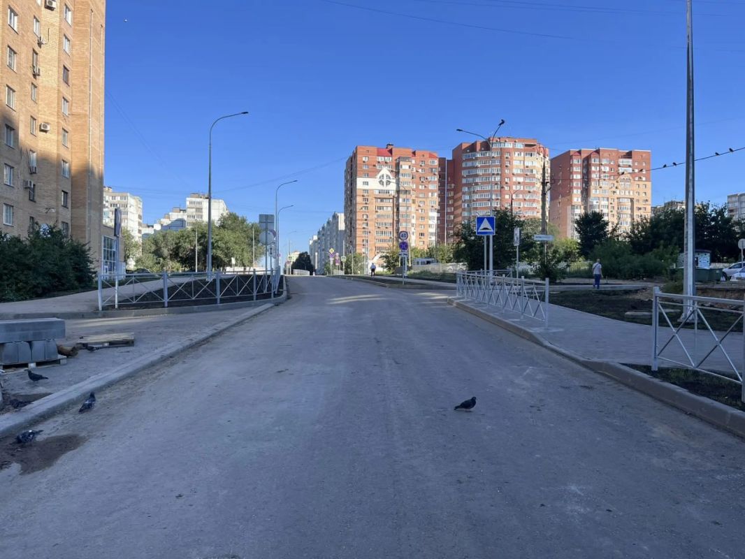 Улица Дачная в Самаре готова на 85% Улица Дачная в Самаре готова на 85%