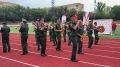На церемонии открытия стадиона выступил военный оркестр 15-й гвардейской отдельной мотострелковой Александрийской бригады под управлением военного дирижера гвардии-майора Вячеслава Ворушилова