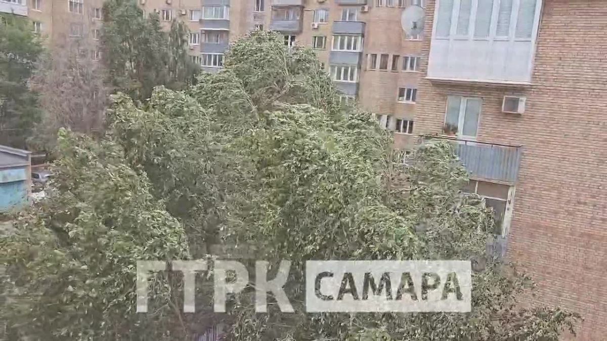 В Самарской области разбушевался ветер