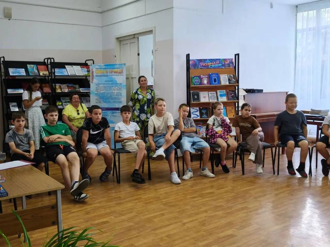 Акция «Безопасное лето» в городской библиотеке Акция «Безопасное лето» в городской библиотеке