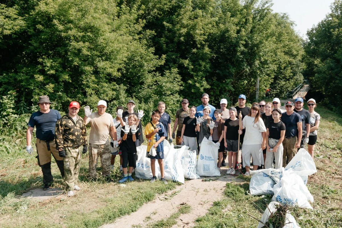 В Волжском районе прошло юбилейное мероприятие акции «Вода России»