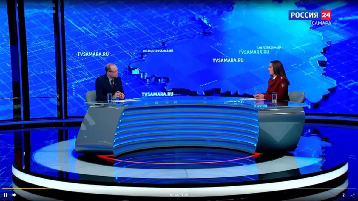 Врио начальника отдела эпидемиологического надзора Управления Гусева К.С. рассказала телезрителям о профилактике ВИЧ-инфекции на "ГТРК-Самара"