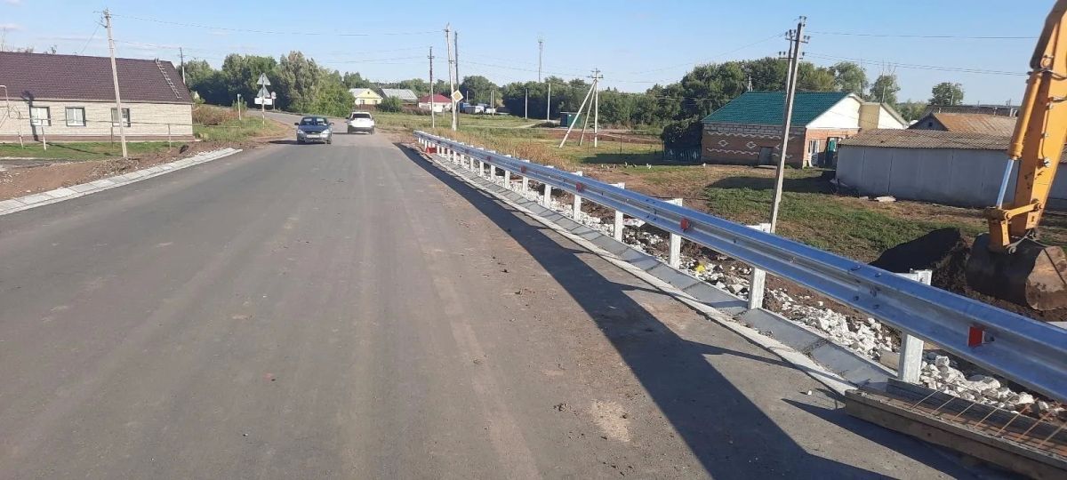 Мост через Ветлянку в Кулешовке готов на 98% Мост через Ветлянку в Кулешовке готов на 98%