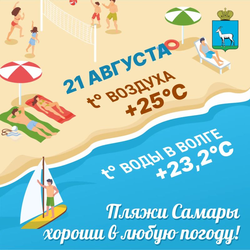 Лето продолжает баловать Самару