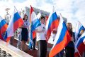 В День Государственного флага Российской Федерации сотрудники следственного управления приняли участие в хоровой акции
