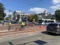 Вторым объектом проверки стал участок на перекрёстке улиц Красноармейской и Спортивной
