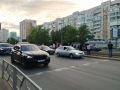 В Самаре на Ново-Садовой и проспекте Ленина стоят трамваи