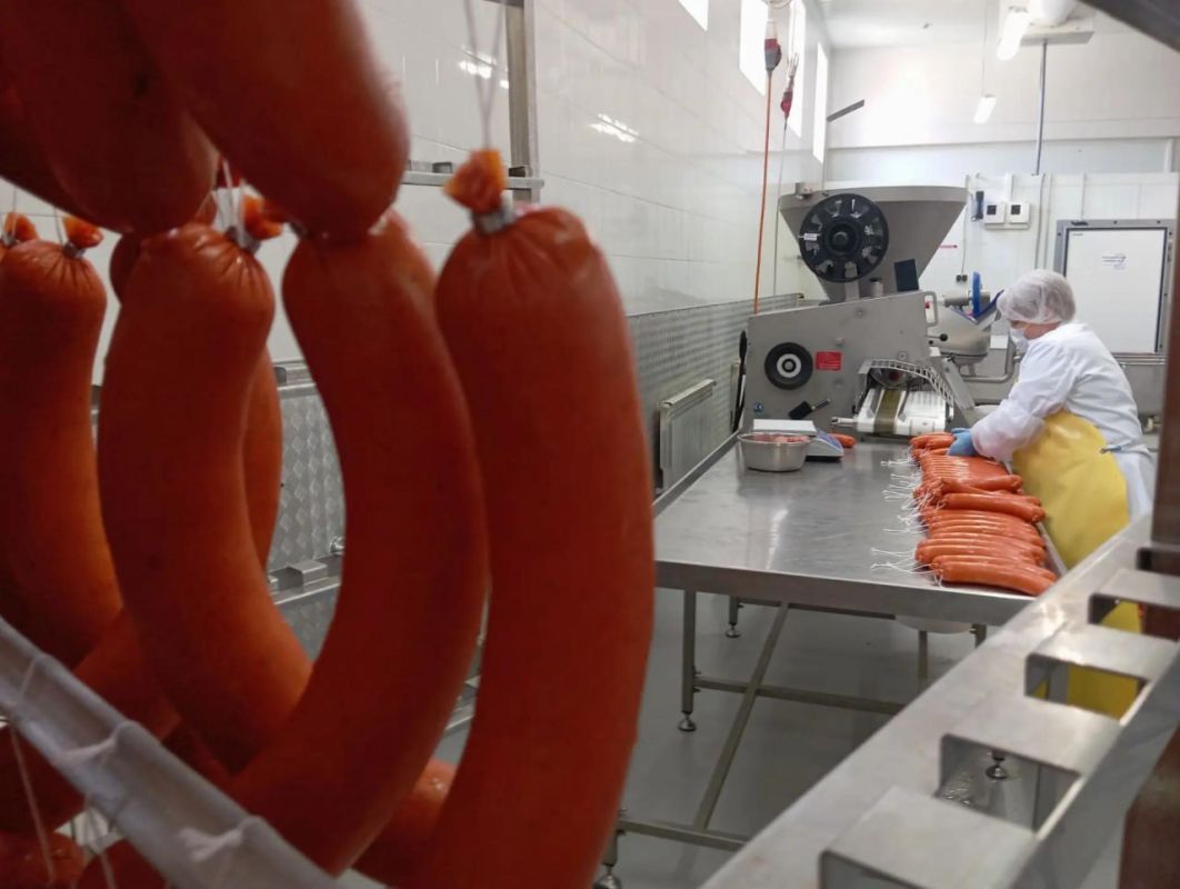 Губернатор Самарской области Вячеслав Федорищев посещает мясоперерабатывающее предприятие «Шатлык» Губернатор Самарской области Вячеслав Федорищев посещает мясоперерабатывающее предприятие «Шатлык»