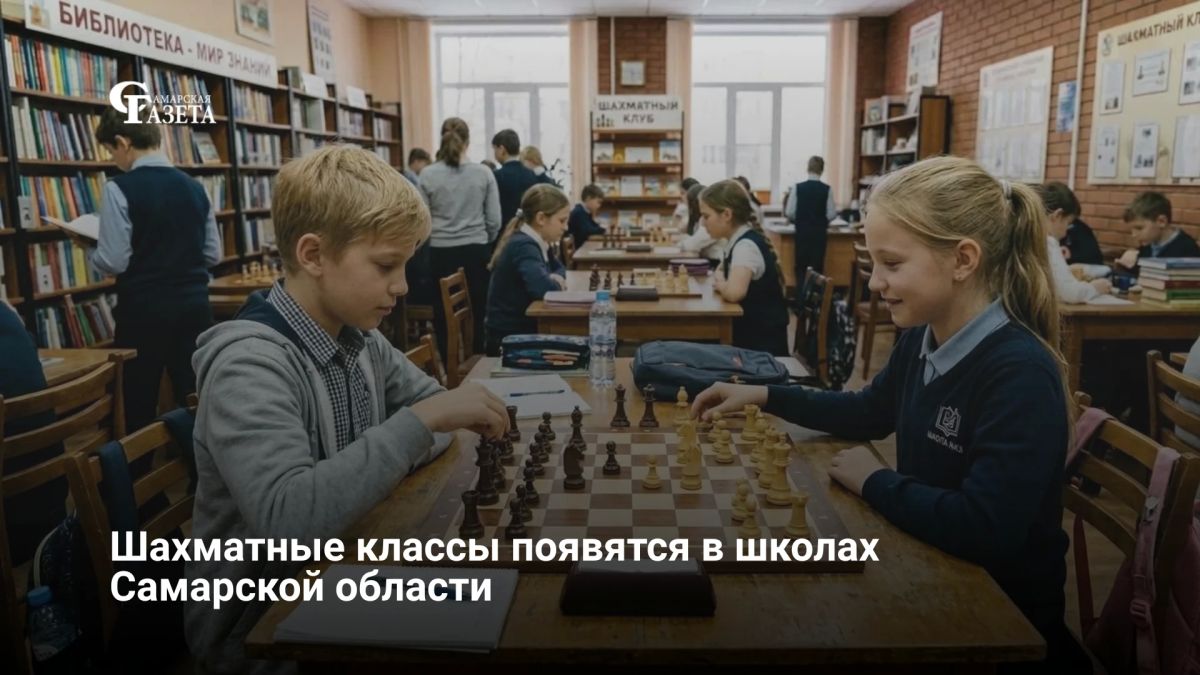 В школах Самарской области появятся шахматные классы — об этом 15 сентября на прямой линии сообщил губернатор Вячеслав Федорищев, отвечая на вопрос школьника