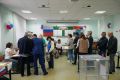 Избирательные участки открыты только час, а уже столько желающих отдать свой голос