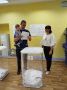 Пришли на избирательные участки семьей специалисты из районных пожарно-спасательных подразделений