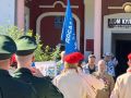 Парад с участием духового оркестра прямо у избирательного участка подготовили для военного лётчика и ветерана боевых действий в Афганистане