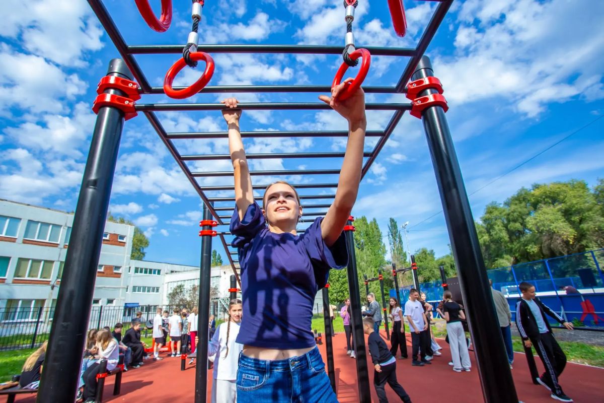 Две новые спортивные площадки открылись в Жигулевске Две новые спортивные площадки открылись в Жигулевске