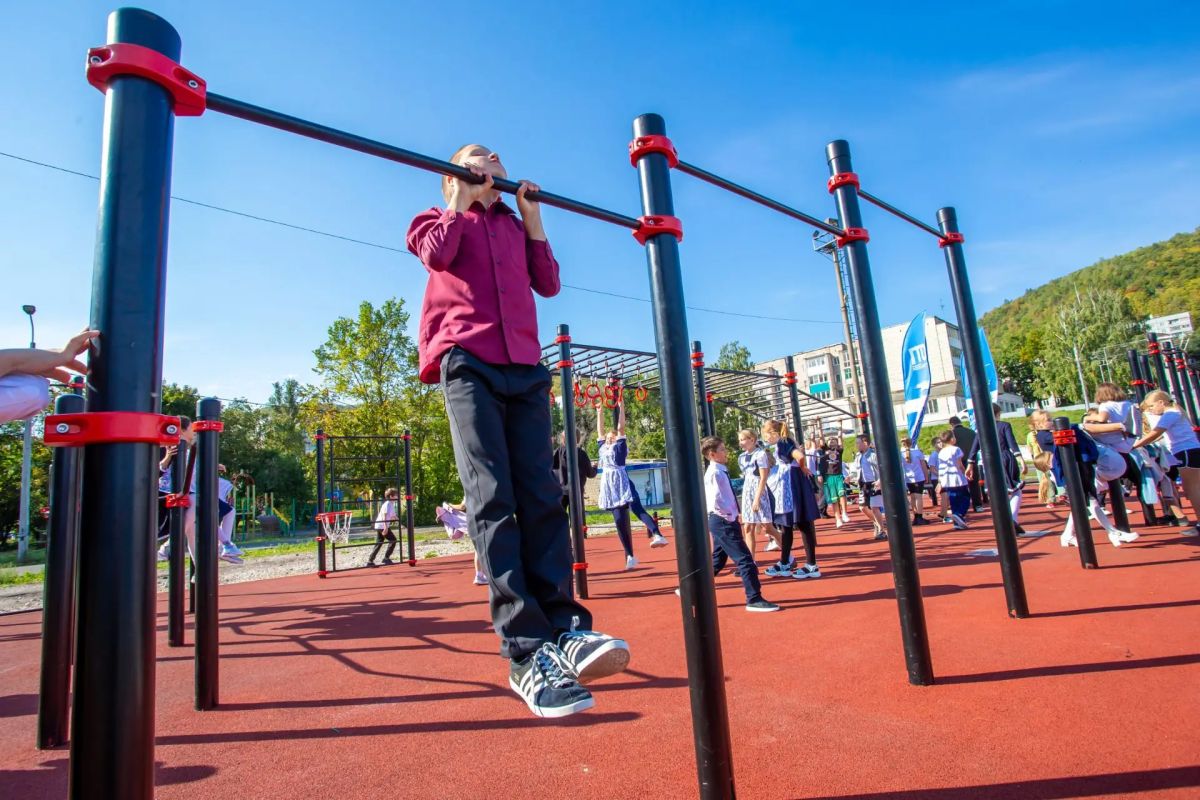 Две новые спортивные площадки открылись в Жигулевске Две новые спортивные площадки открылись в Жигулевске